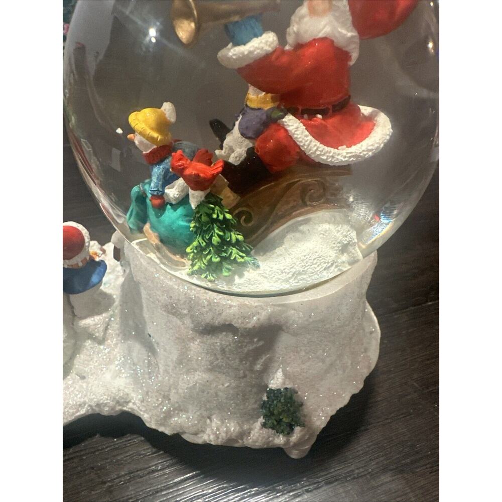 San Francisco Music Box Company Hohoho Snowglobe *hard to find - Picture 5 of 8